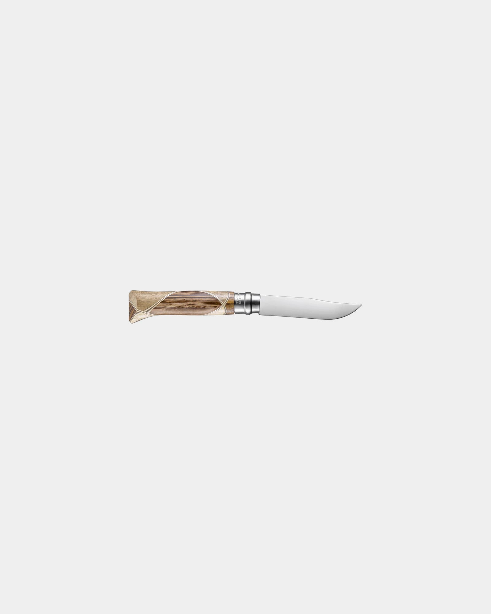 Couteau acier inoxydable Opinel N°08 Chaperon à personnaliser - 1